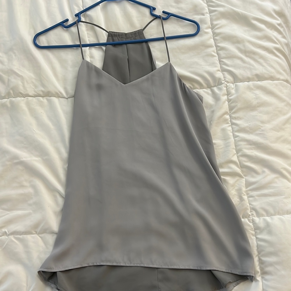 Express size small gray reversible tank